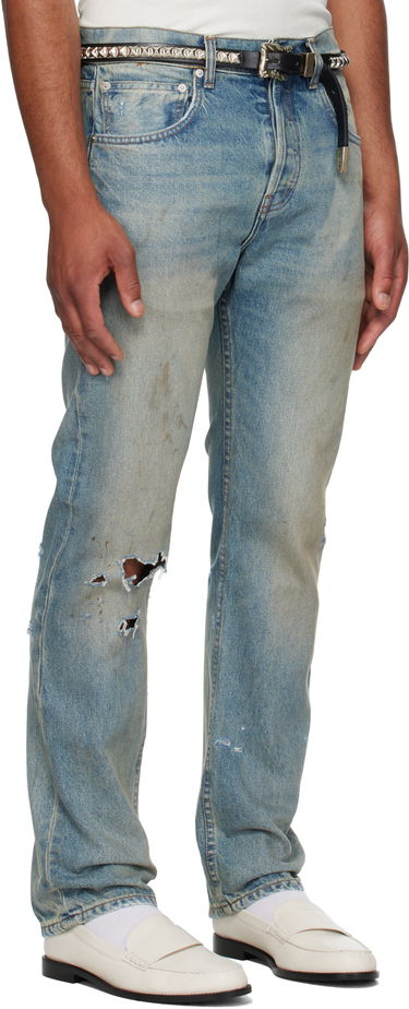 Džínsy Enfants Riches Déprimés Enfants Riches Déprimés Straight Leg Jeans Modrá | 050-403, 1