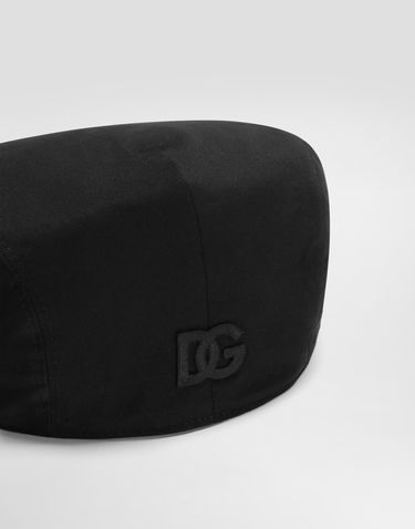 Šiltovka Dolce & Gabbana Dolce & Gabbana Cotton Drill Flat Cap Čierna | GH587ZFU611N0000, 2