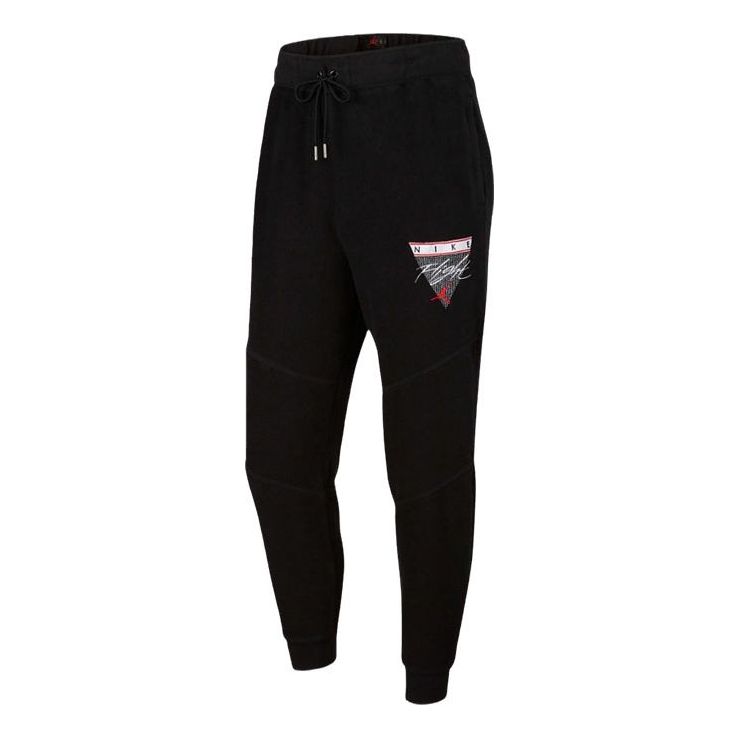 Tepláky Jordan Jordan Triangle Flying Man Patch Logo Sports Pants Čierna | CZ1210-010, 0