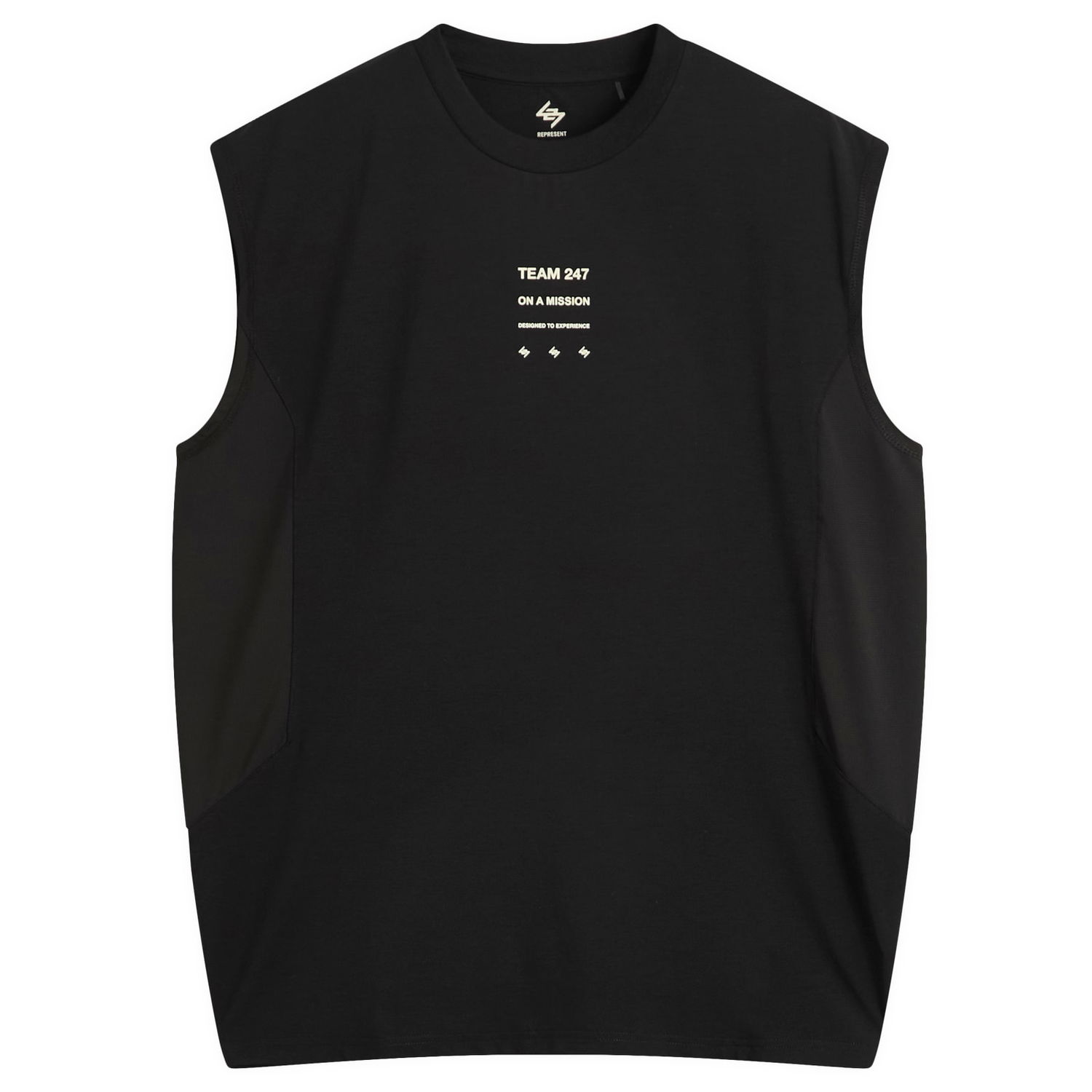 Tričko Represent Clo 247 Uprising Tank T-Shirt Čierna | 247M100030-01, 1
