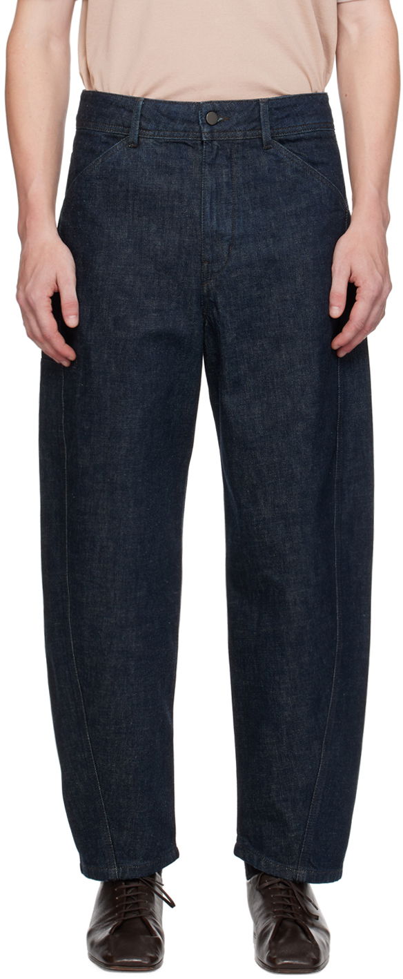 Džínsy LEMAIRE LEMAIRE Twisted Workwear Jeans Modrá | PA1102 LD068, 0