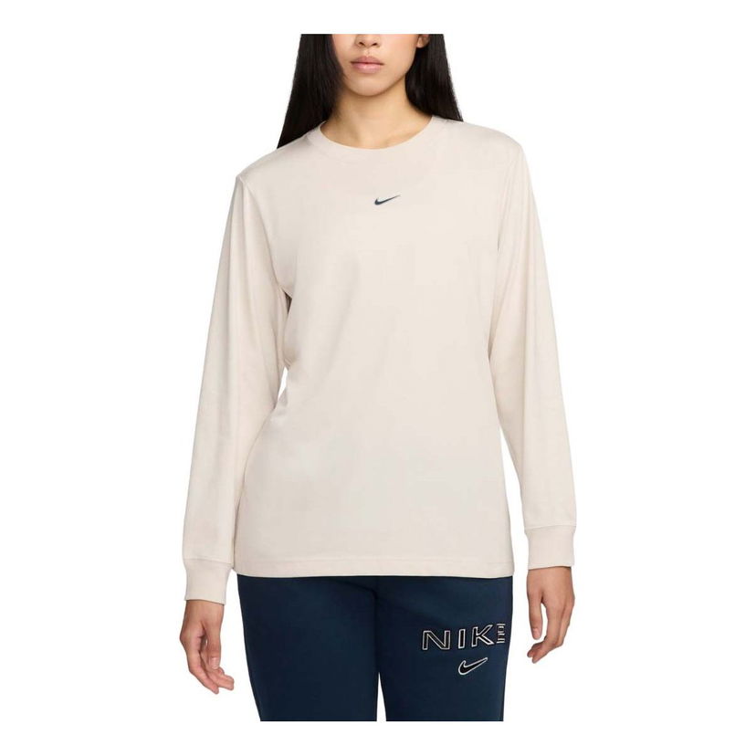Tričko Nike Sportswear Loose Fit Long Sleeve T-Shirt Béžová | HF0772-104