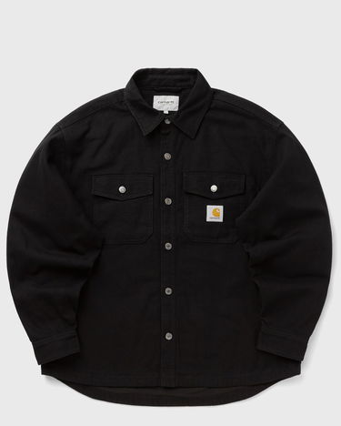 Košeľa Carhartt WIP Selby Collared Long-Sleeve Button-Up Shirt Jacket with Chest Pockets Čierna | I035305-89.XX, 2