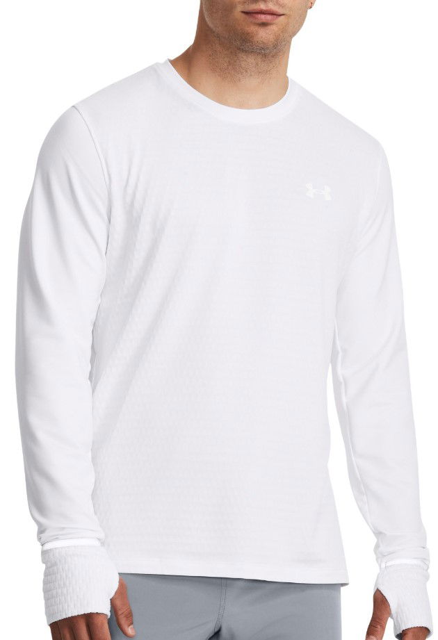 Tričko Under Armour QUALIFIER COLD LONGSLEEVE TEE Biela | 1379304-100, 0