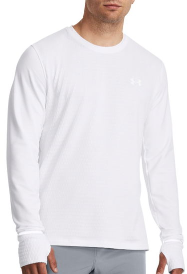 Tričko Under Armour QUALIFIER COLD LONGSLEEVE TEE Biela | 1379304-100, 0