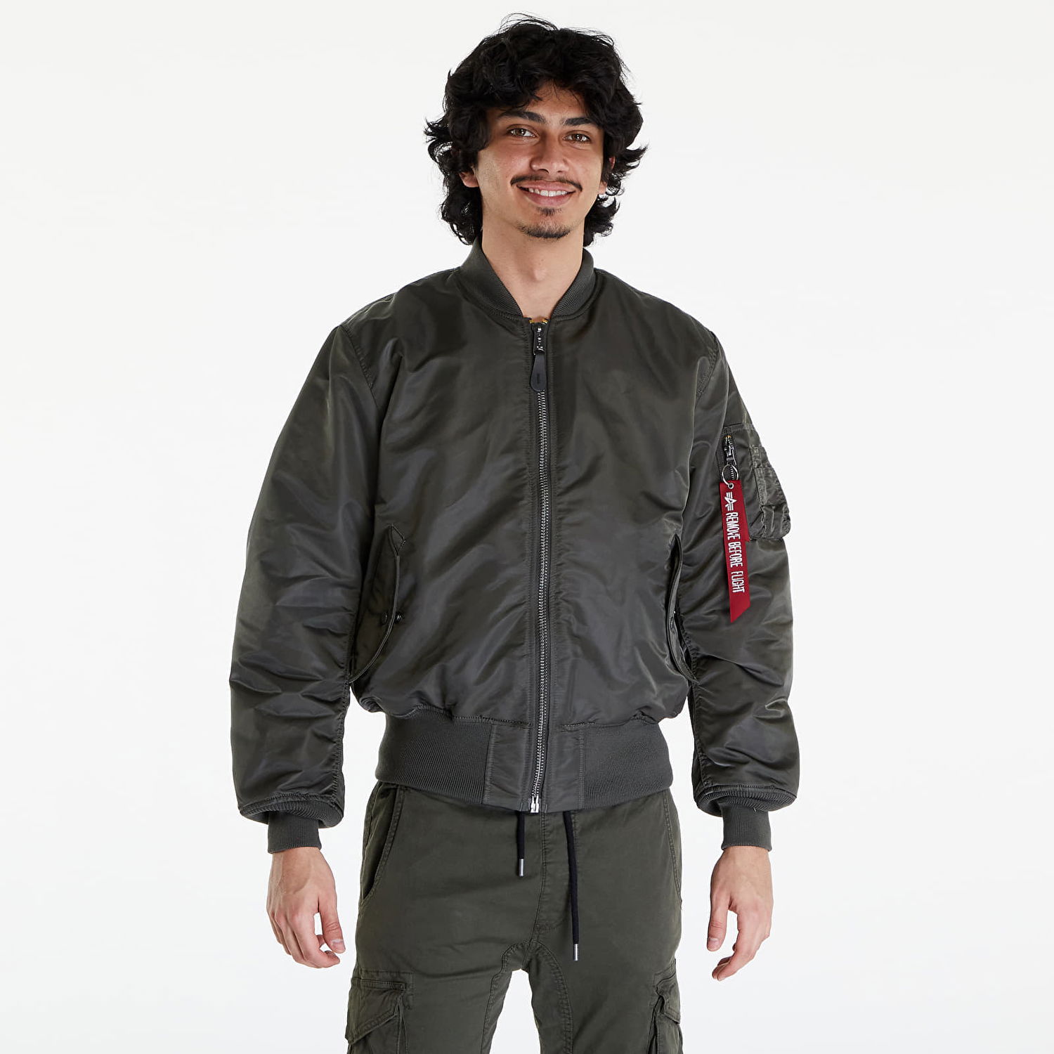 Bunda Alpha Industries MA-1 Heritage Rep Grey Šedá | 100101 04, 0