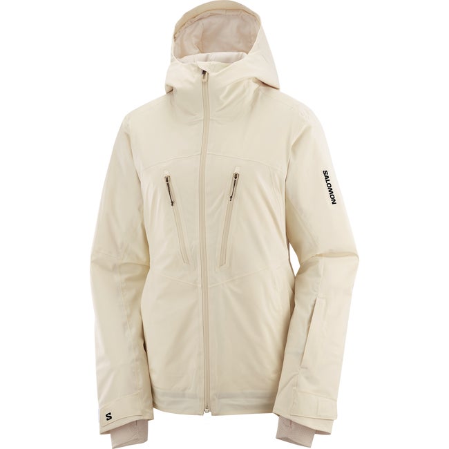 Parka Salomon Ski Jacket Brilliant Béžová | LC2333900, 1