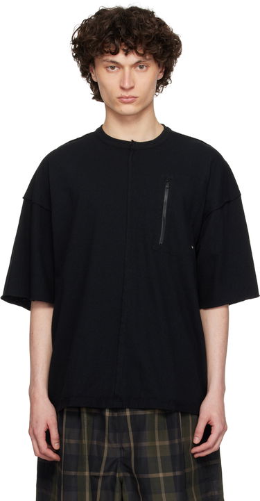 Tričko UNDERCOVER UNDERCOVER T-Shirt with Zipper Pocket Čierna | UC1E4818, 0