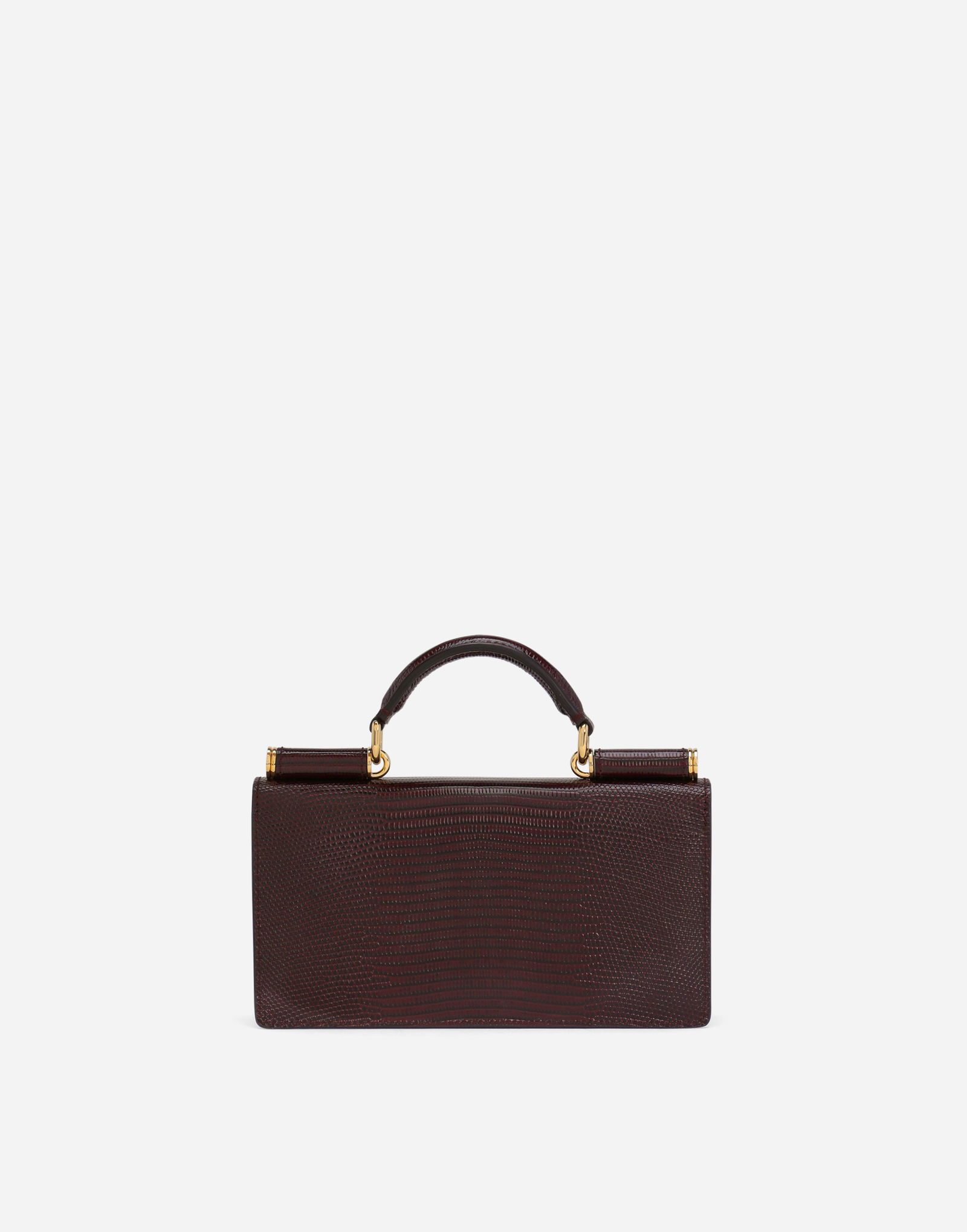Iguana-print Mini Leather Bag