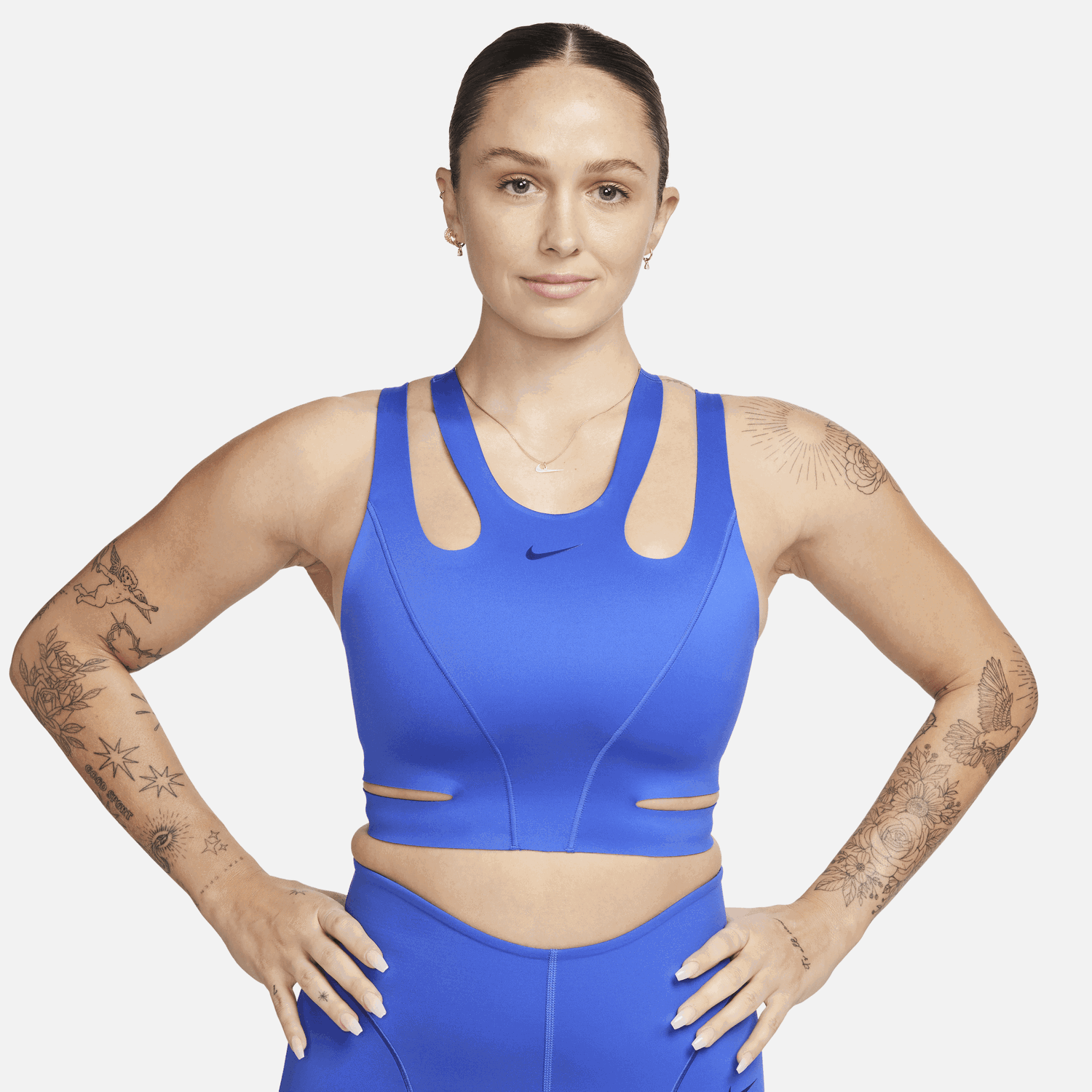 Podprsenka Nike FutureMove Light-Support Non-Padded Strappy Sports Bra Navy | FQ2640-405, 0