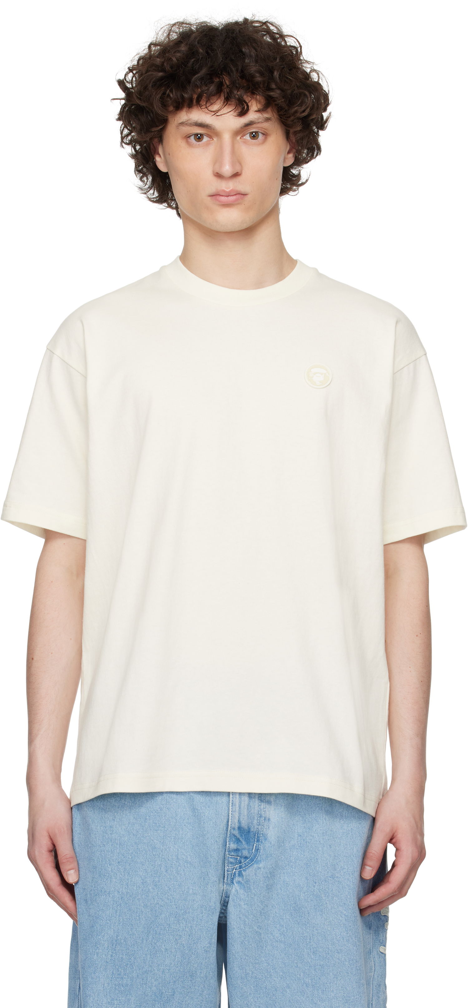 Tričko AAPE by A Bathing Ape AAPE by A Bathing Ape 'AAPE' Now T-Shirt Biela | AAPTEM1598XXNIVX, 0