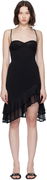Miaou Catarina Asymmetrical Ruffle Minidress