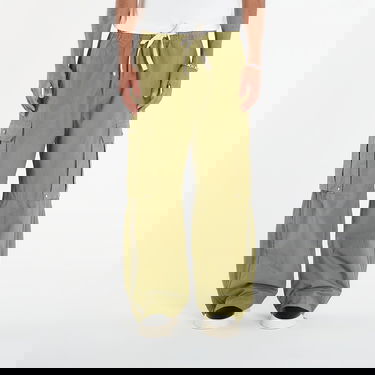 Cargo nohavice Palm Angels Palm Angels Curved Logo Cargo Pants Zelené | PMCF037F25FAB0015852, 0