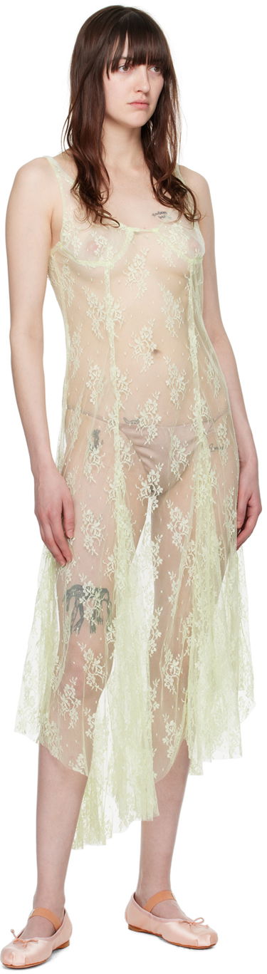 Šaty Collina Strada Collina Strada Pamela Lace Midi Dress Zelené | XX4029, 3