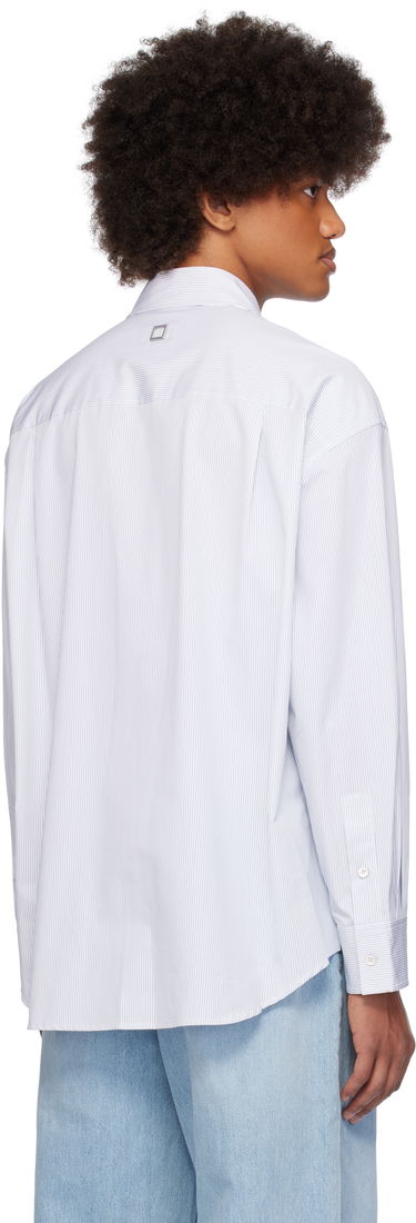 Košeľa WOOYOUNGMI WOOYOUNGMI Striped Regular Shirt Biela | W243SH08, 2