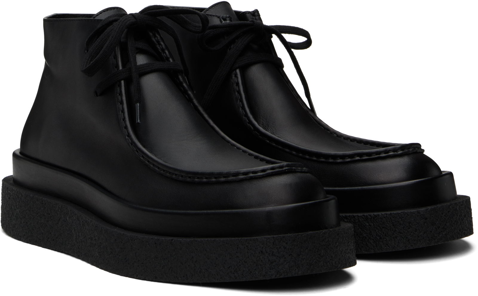 Jil Sander Low Lace-Up Boots