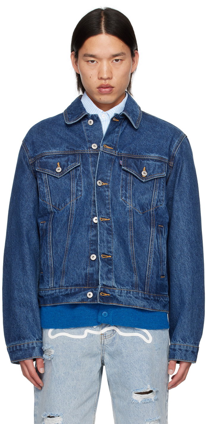 Bunda BBC IceCream ICECREAM Running Dog Denim Jacket Modrá | ICD006, 0