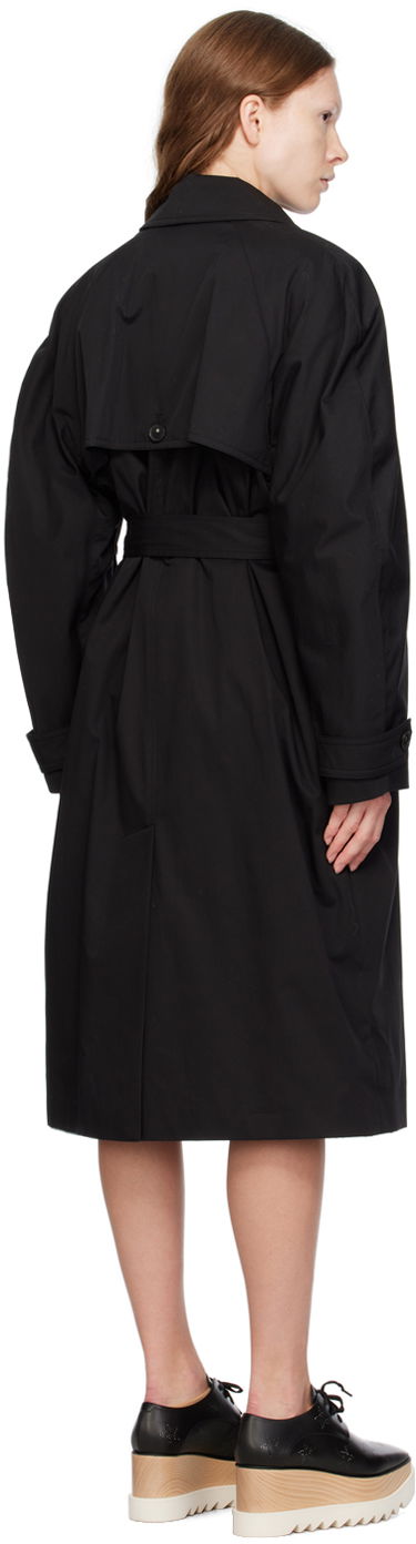 Trenčkot Stella McCartney Stella McCartney Belted Trench Coat Čierna | 6700203CU403, 2