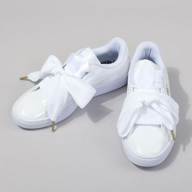 Tenisky a topánky Puma Basket Heart Patent W Biela | 363073 02, 2