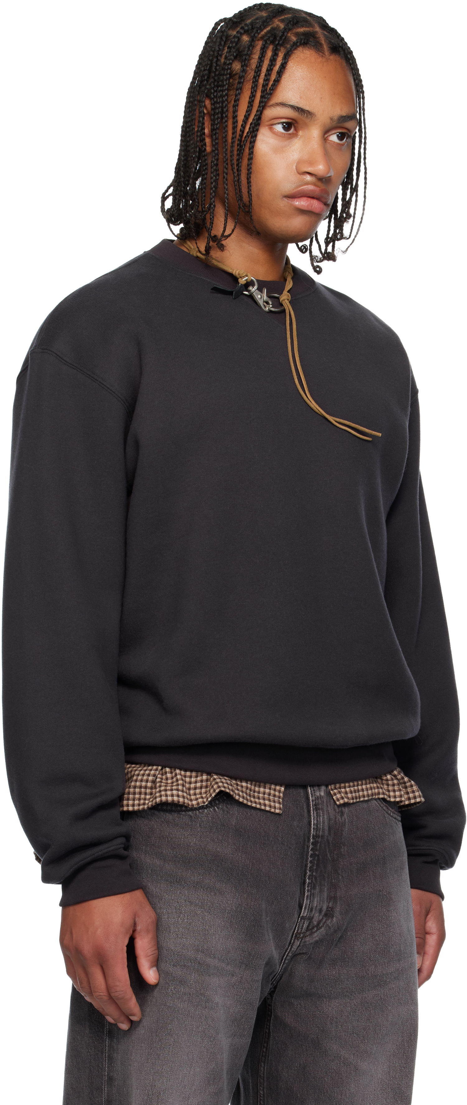 Mikina OUR LEGACY Perfect Sweatshirt Čierna | M4256PB, 1