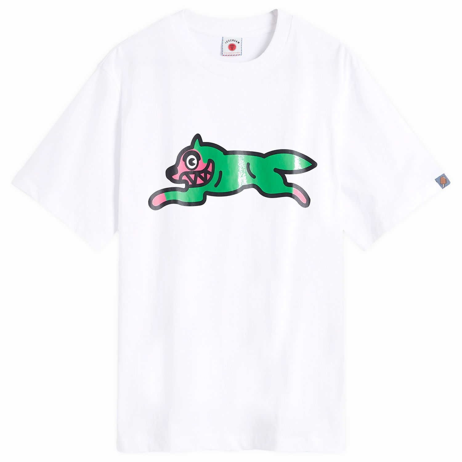 Tričko BBC IceCream ICECREAM Running Dog Graphic T-Shirt, Size Large Biela | IC24351-WHT, 0