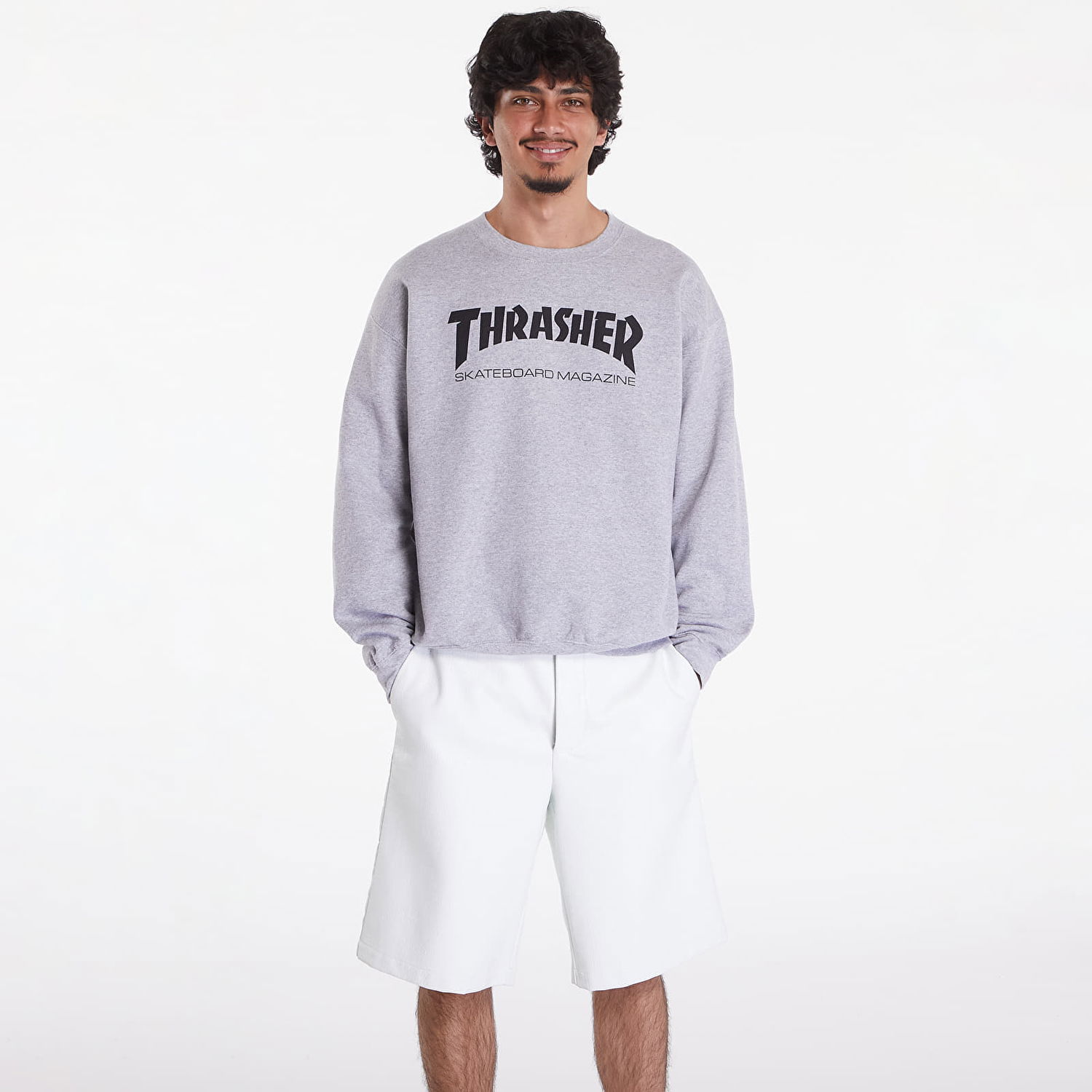 Mikina Thrasher Skate Mag Crewneck Šedá | 017839, 0