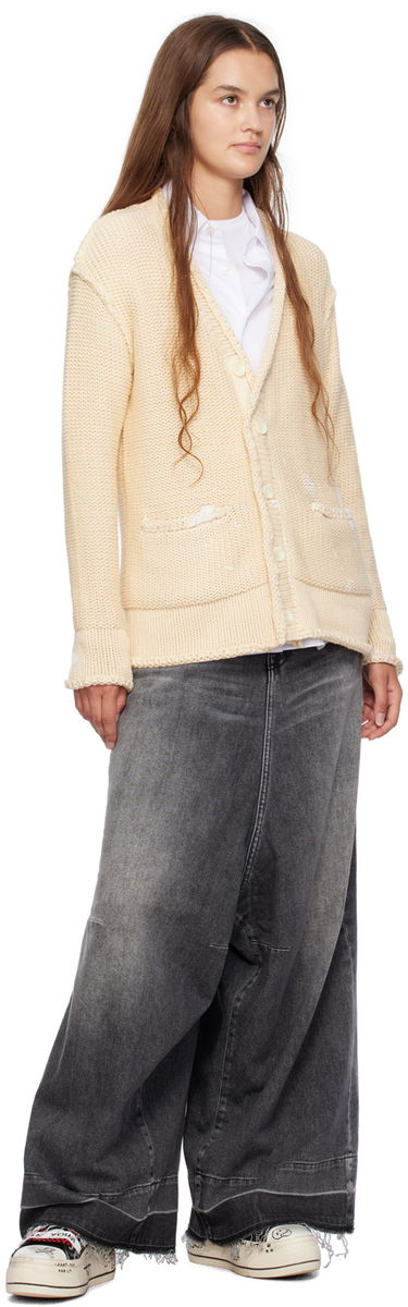 Košeľa R13 R13 Button-Up Shirt Biela | R13WR170-R237B, 3