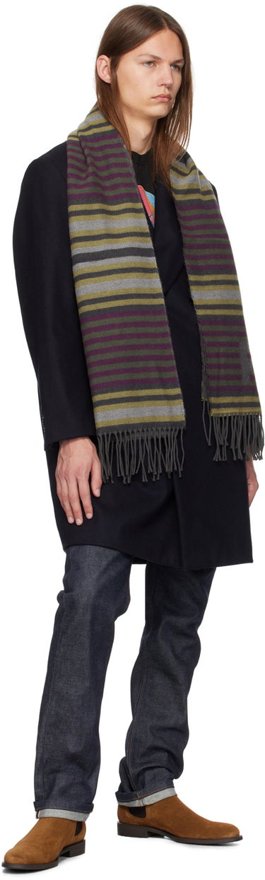 Šál Paul Smith PS Paul Smith Stripe Jersey Scarf Rôznofarebný | M2A-150T-N124-76-0, 2