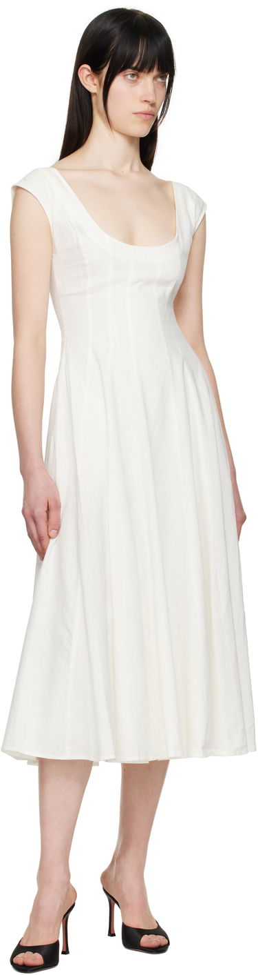 Šaty GUIZIO Guizio Leila Midi Dress Biela | P24404W085, 3