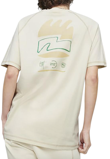 Tričko Puma Puma Downtown RE Collection T-Shirt Béžová | 624402-87, 2