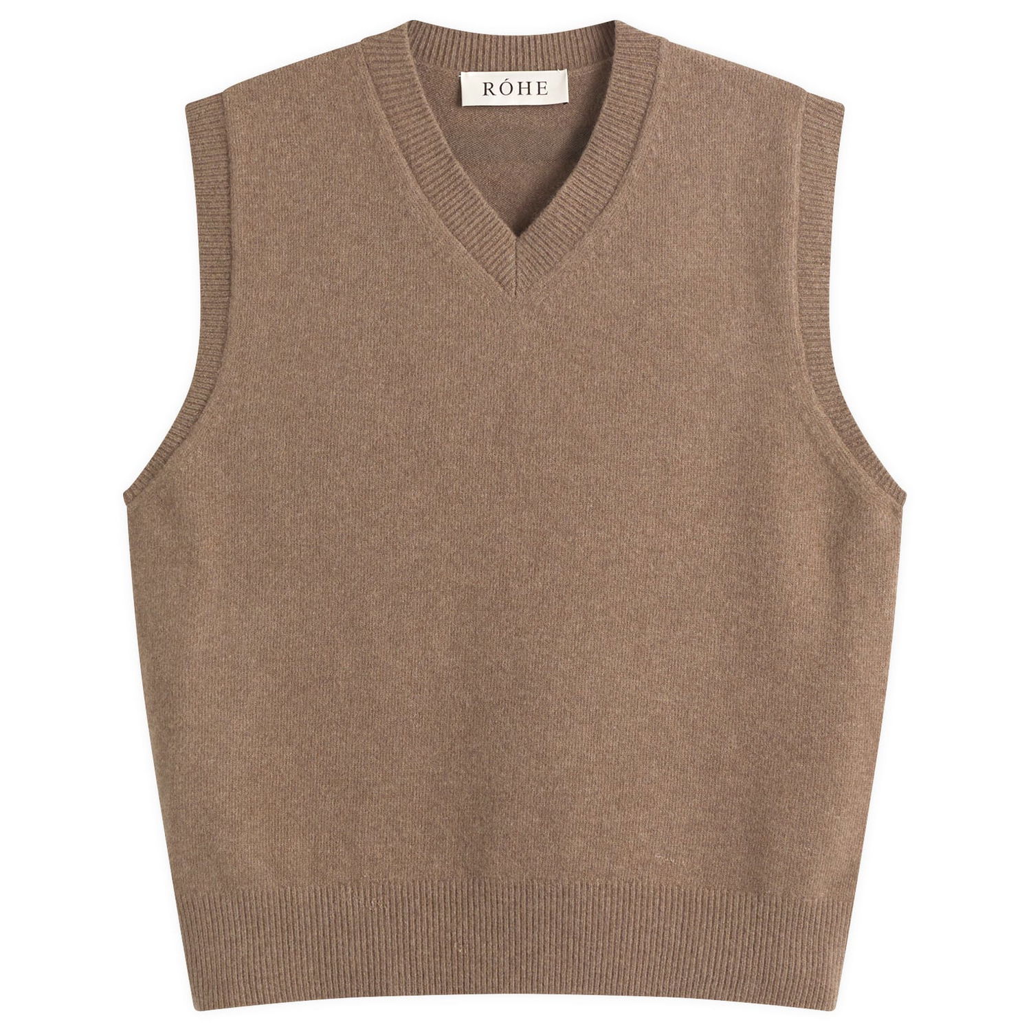 Sveter Róhe Rohe Boiled Wool Knitted Vest Hnedá | 314-23-402, 0