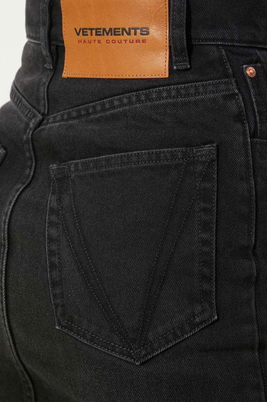 Sukňa VETEMENTS VETEMENTS Denim Midi A-Line Skirt Čierna | WE64SK700B, 4