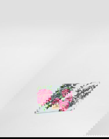 Peňaženka Dolce & Gabbana Dolce & Gabbana Rose Print Polished Calfskin Card Holder Rôznofarebný | BI0330A6O23HI5JA, 1