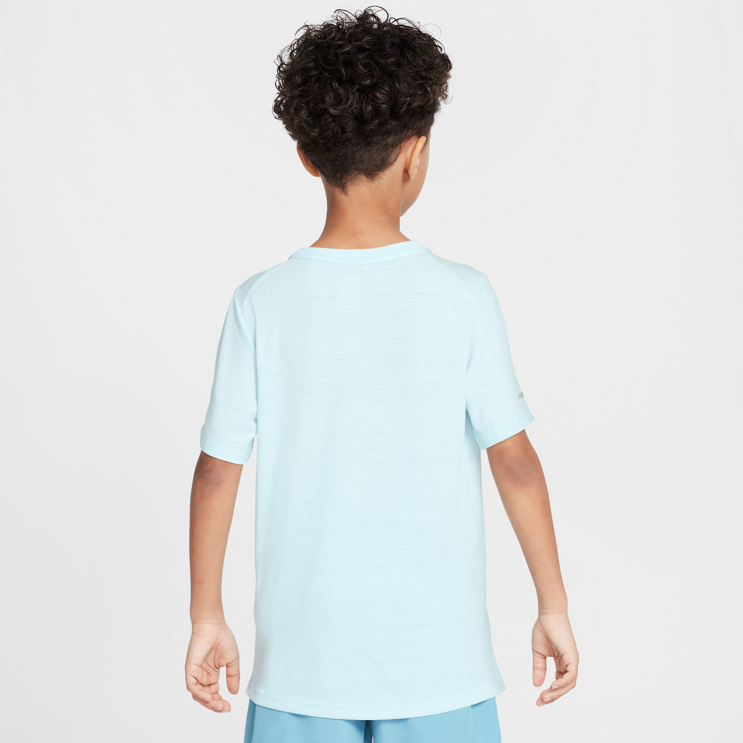 Tričko Nike Dri-FIT Miler Older Kids' Short-Sleeve Running Top Tyrkysová | DD3055-474, 1