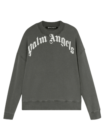 Palm Angels GD Curved Logo Crew PMBA026C99FLE0011001