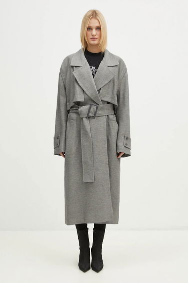 Trenčkot JW Anderson JW Anderson Longline Trench Coat Šedá | CO0310.PG1640.929, 0