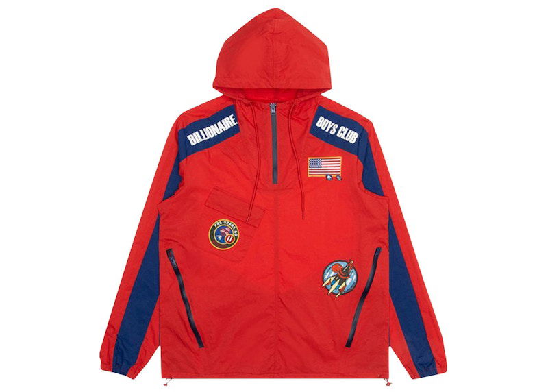 Vetrovka BILLIONAIRE BOYS CLUB Billionaire Boys Club Tech Anorak Červená | 8917404RED, 0