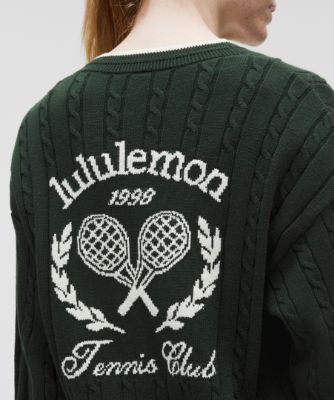 Sveter lululemon Cable-Knit Tennis Cardigan Zelené | prod20001107, 9