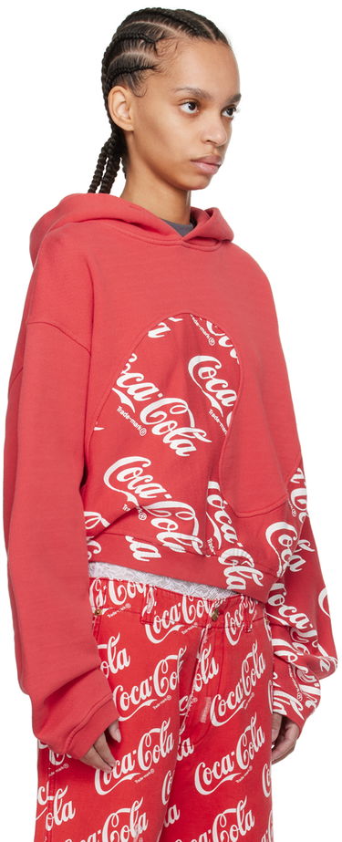 Mikina ERL Swirl Logo Hoodie Červená | ERL08T024, 2