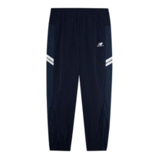 Tepláky New Balance Striped Fleece Joggers Modrá | 5TC2U553-NV, 0
