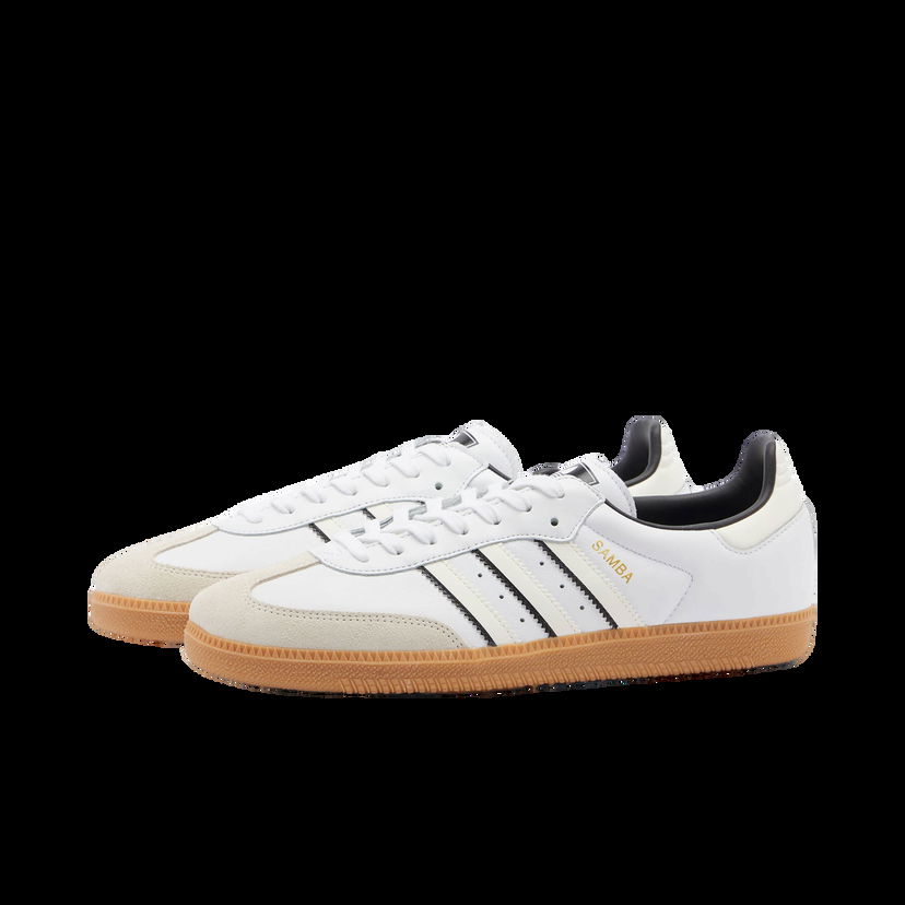 Tenisky a topánky adidas Originals Samba OG in White/Off White/Core Black, Size UK 3 | END. Clothing Biela | ID1480