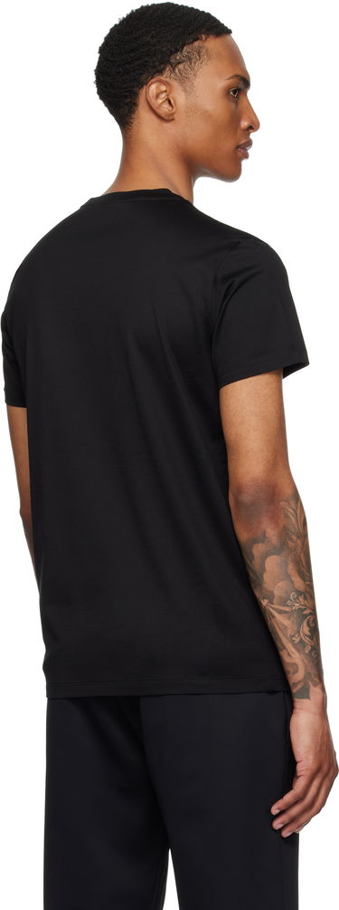 Tričko Moncler Moncler Double Logo Patch Cotton T-Shirt Čierna | K20918C000358390Y, 2