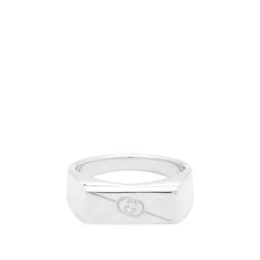 Prsteň Gucci Tag Interlocking G Ring "Sterling Silver" Metalická | YBC774038001, 0