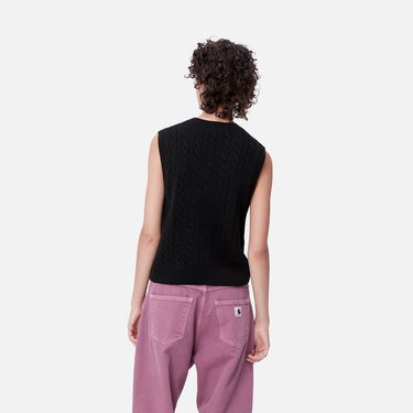 Sveter Carhartt WIP Signature Vest Sweater Čierna | I033882_7, 1