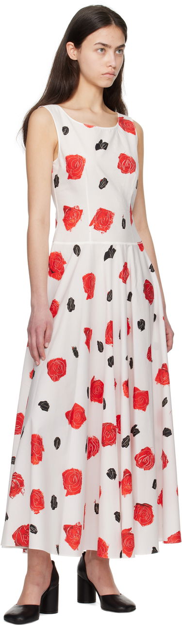 Šaty Marni Marni Iris Cotton Poplin Maxi Dress Biela | ABMA1446A0 UTC501, 3
