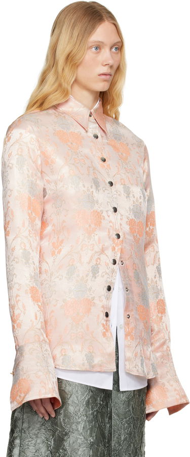 Košeľa Dries Van Noten Dries Van Noten Jacquard Shirt Ružová | 251-010712-1540, 1