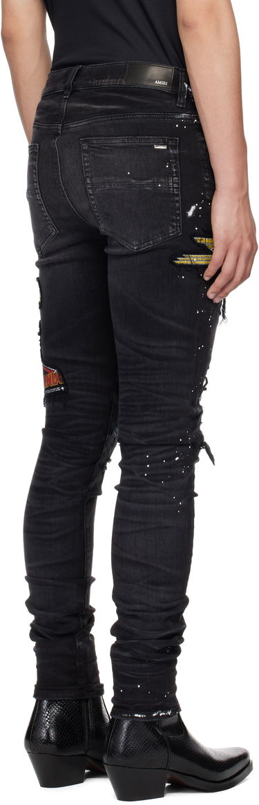 Džínsy AMIRI AMIRI MA Cement Thrasher Skinny Jeans Čierna | AMDNSY1151, 2