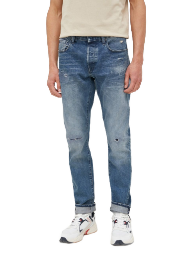 Džínsy G-Star Raw 3301 Slim Jeans Modrá | 51001.C052