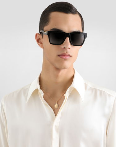 Náhrdelník Dolce & Gabbana Chain Necklace with Crystal-Embellished Oval Sacred Image Pendant Žltá | WNN5D6W1111ZOO00, 1