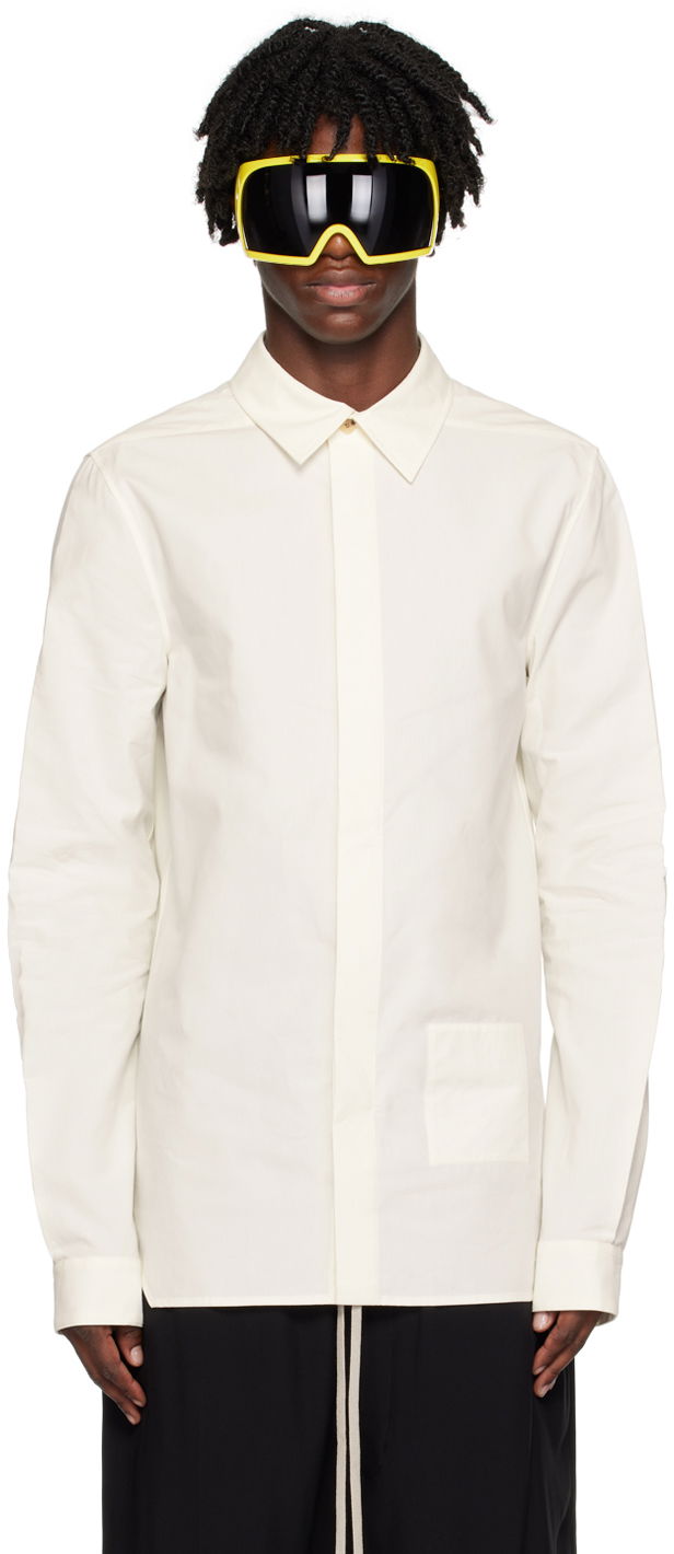 Košeľa Rick Owens Office Shirt Biela | RL02C7299 HP, 0
